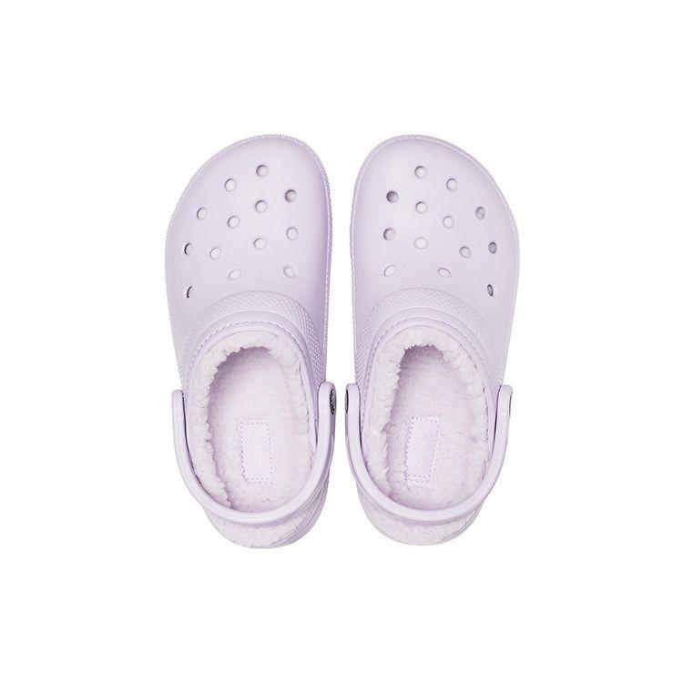 Crocs Unisex-Adult Classic Lined Clog Lavender Comfort Slip On 203591-5OP