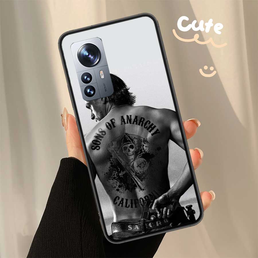 Sons of Anarchy Clear Phone For Xiaomi Poco X7 X6 X5 F6 F5 F7 Mi 14 Ultra 15 13 12 12X 12T 11T 10T Pro 11i 10 Lite Cover Case TP