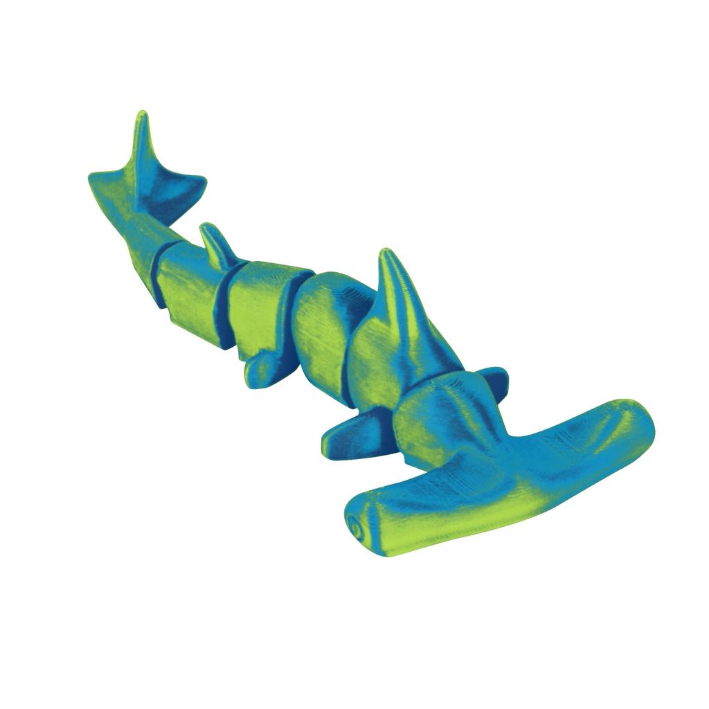 3D-печатная шарнирная игрушка-молот-акула, креативная игрушка, декоративная шарнирная модель животного для взрослых и детей