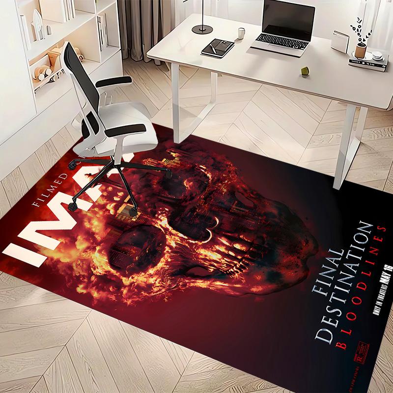 Final Destination Bloodlines Printed Absorbent Washable Carpet, Non-Slip Bathroom Mats, Kitchen Rugs, Yoga Mat,Living Room Entrance, Camping Picnic Ru