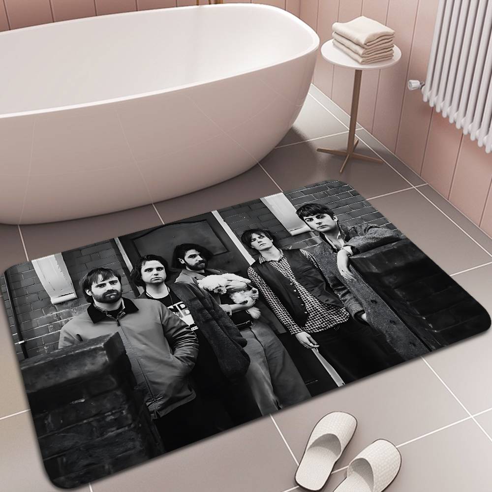 Post Punk Band F-Fontaines D C Floor Mat INS Style Soft Bedroom Floor House Laundry Room Mat Anti-skid Household Carpets