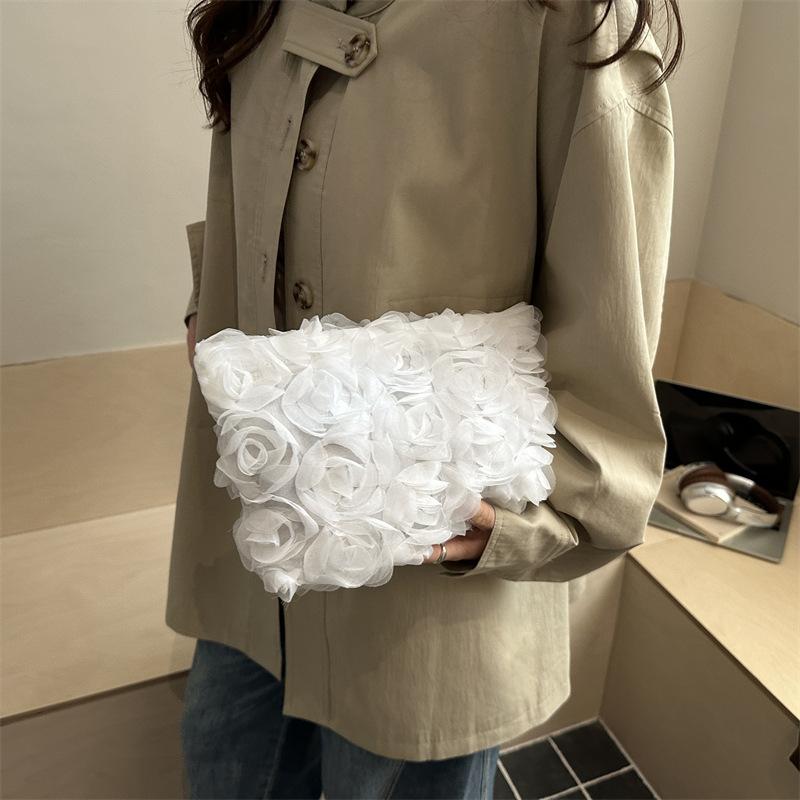 Розовая, Вместительная, Модная, Стильная, Высококачественная и Простая Клатч-сумка