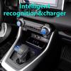 Автомобильное беспроводное зарядное устройство Qi 15 Вт, быстрая зарядная панель для Toyota Rav4 2019 - 2022, автомобильные аксессуары, беспроводная зарядка, держатель центральной консоли