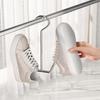 1/4 шт. Сушилка для обуви U-образной формы из нержавеющей стали, Ветрозащитная, Быстросохнущая, Компактные настенные крючки для использования на улице и в помещении