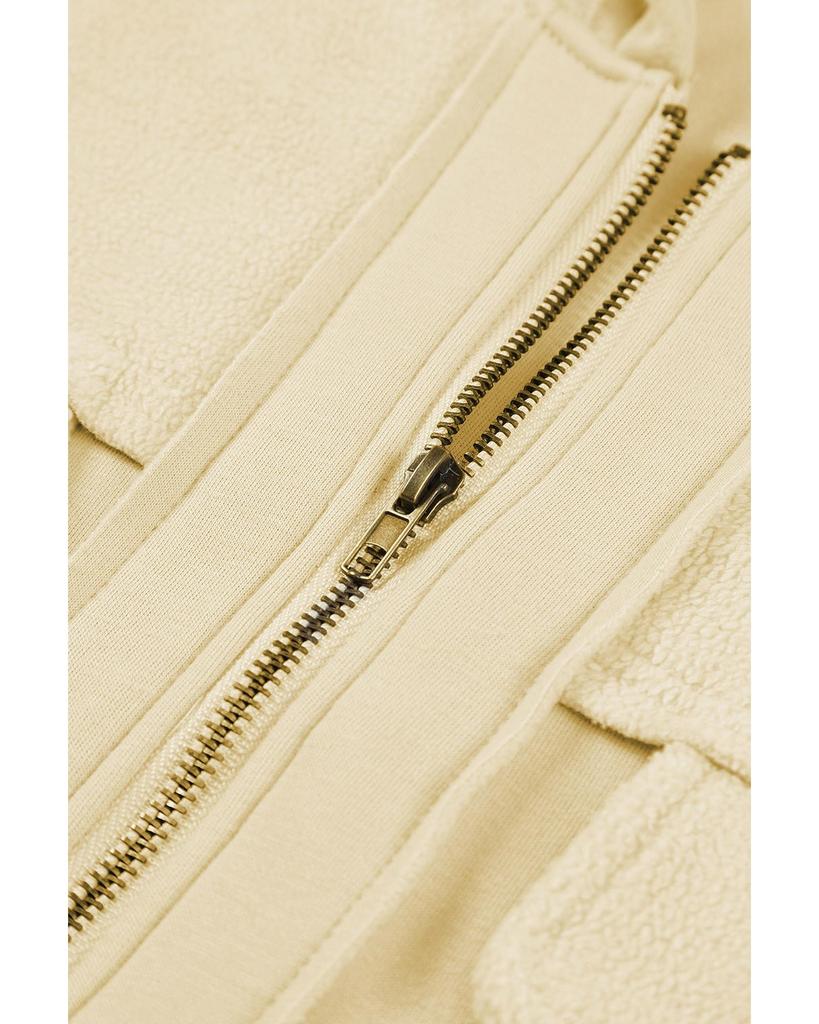 Azura Exchange Куртка с капюшоном и застежкой-молнией