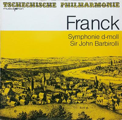 LP-пластинка CSAR FRANCK THE CZECH PHILHARMON Symphonie Dmoll BM30SL4307 Musicaphon Германия Классическая музыка Б/у