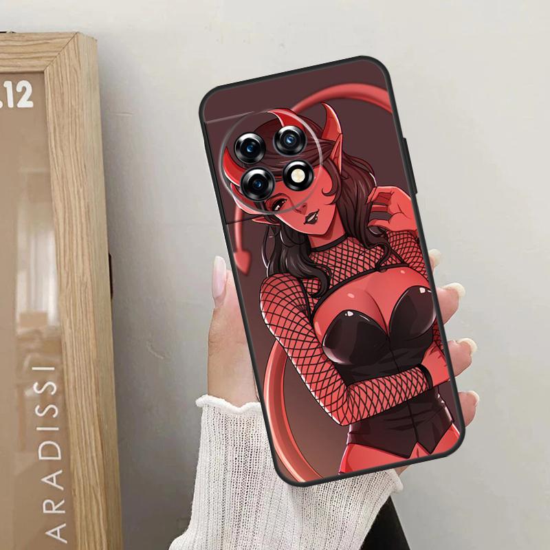 Чехол "Женщина-дьявол" для OnePlus Nord CE 5 2 3 4 Lite N20 N30 OnePlus 15 13 12 10 R 13T 10T 11 9 10 Pro
