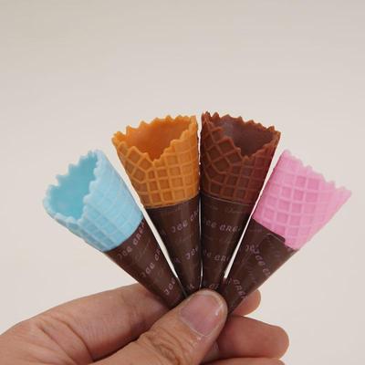 Креативная DIY Миниатюрная Хрустящая Яичная Шишка Модель Мороженого Игрушка