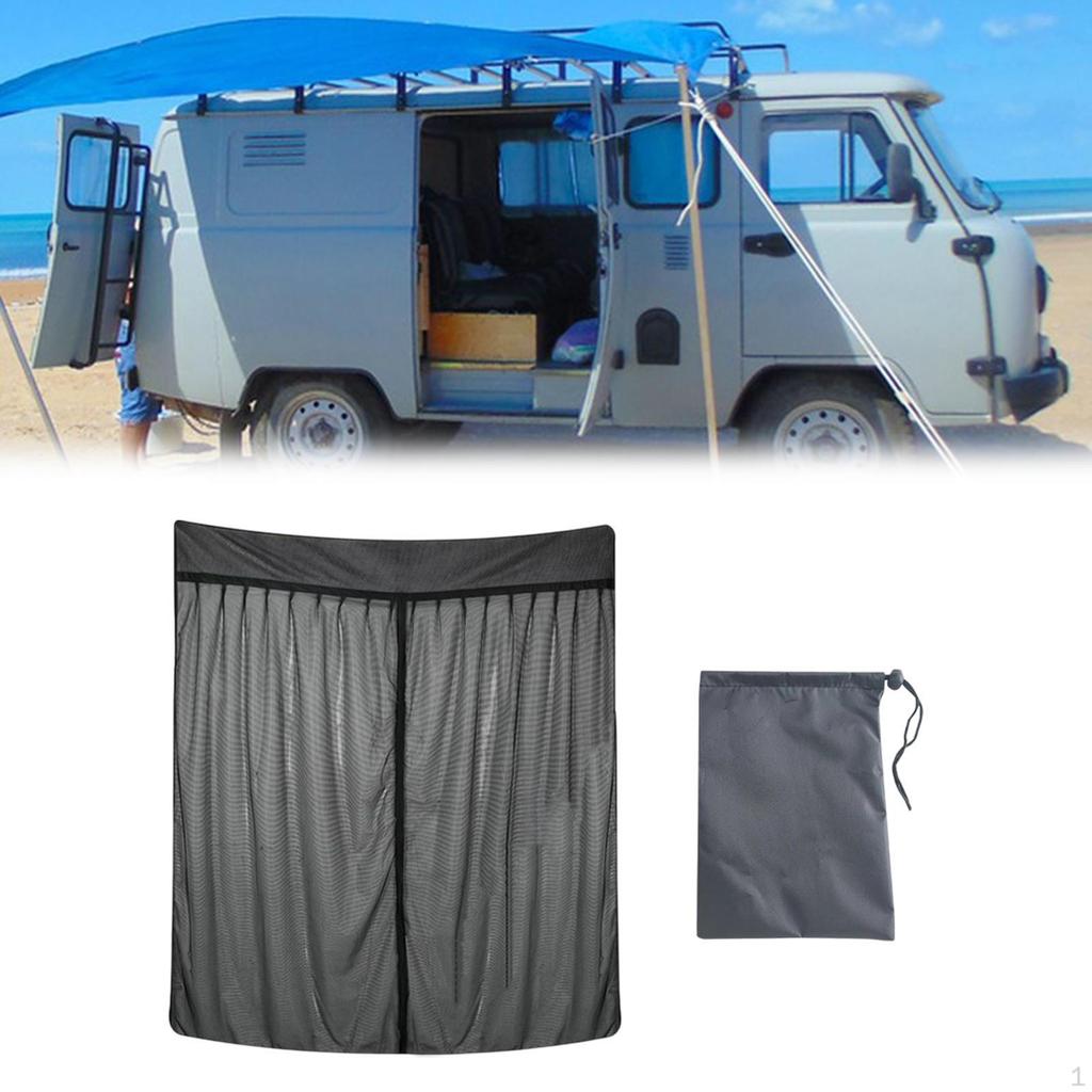 Сетка для боковой двери фургона, легкая установка, многофункциональная сетка, раздвижная крышка