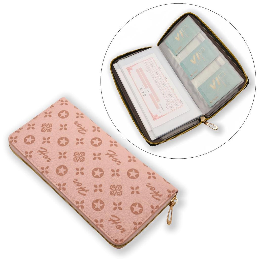 Passbook & Check Storage Album - Large Capacity Card Holder & Document Sleeve