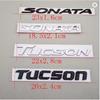 ABS SONATA TUCSON Стайлинг Логотип Буквы Наклейка на Автомобиль Задний Багажник Значок Наклейка Авто Аксессуары для Декора