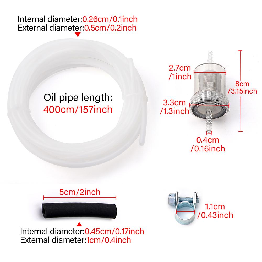Комплект заборной трубки топливного бака 4M Сменный комплект топливной магистрали для парковочного нагревателя для нагревателей Eberspacher/ Webasto Дизельный хомут