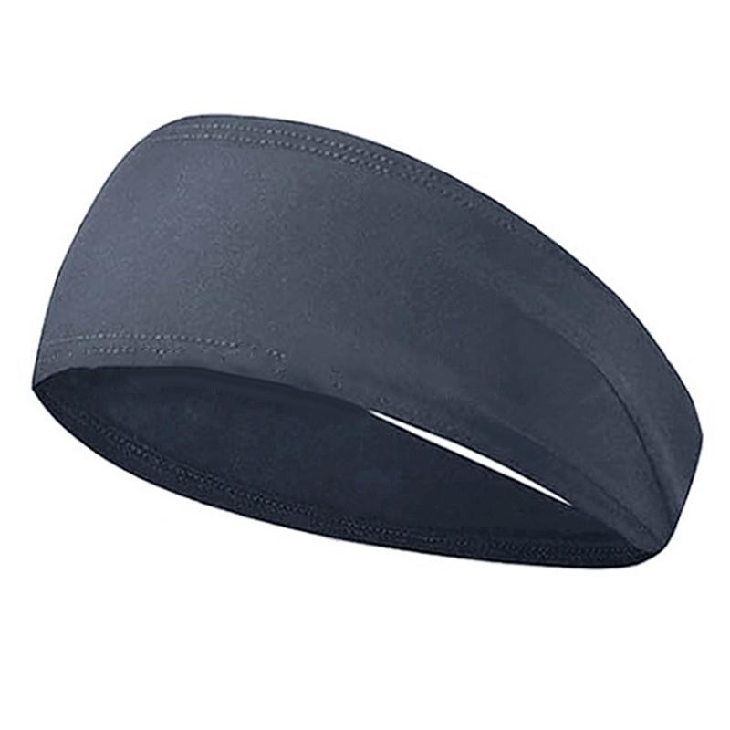 Men Women Sports Headband Sweatband Stretch Elastic Gym Fitness Running Yoga Headwrap Breathable Quick-Dry Absorbent Hair Bands