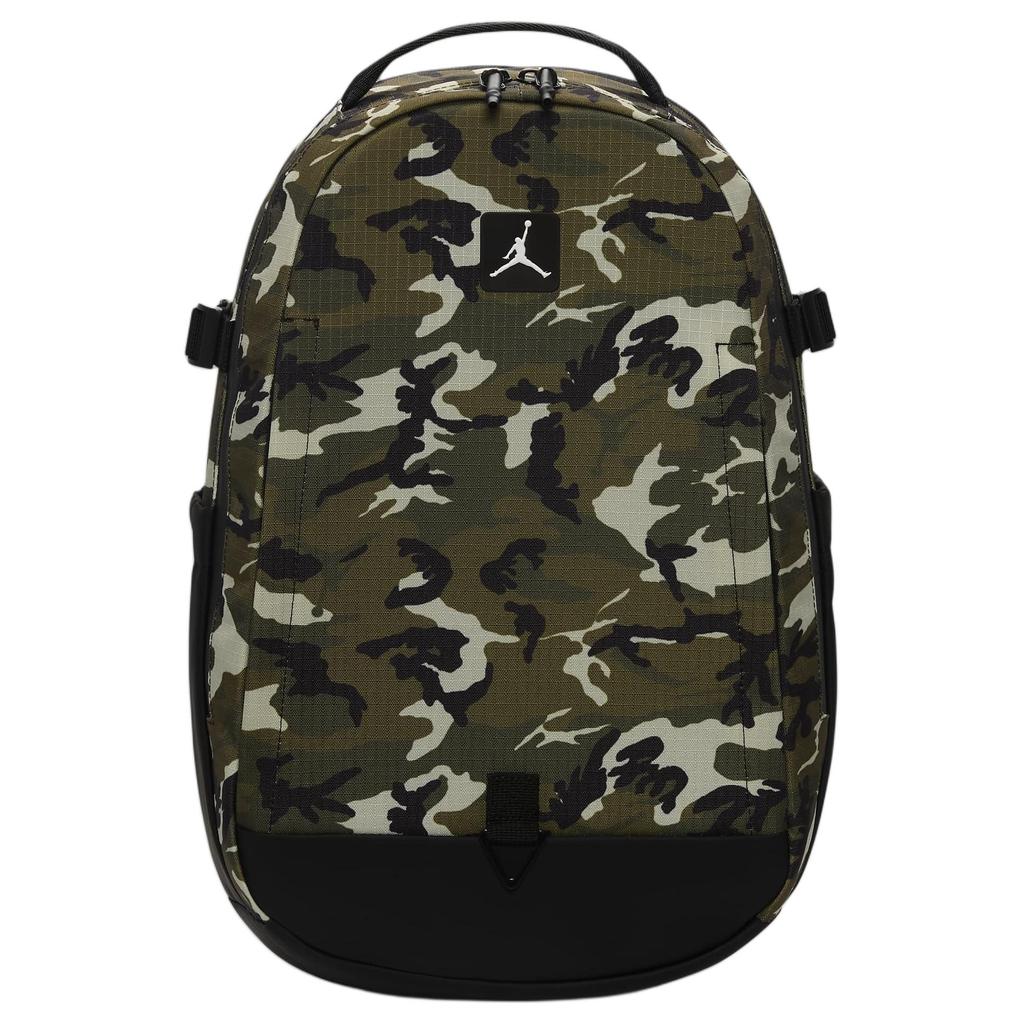 Men's Backpack Jordan Polyester Backpack Regular Unisex Green Camouflage