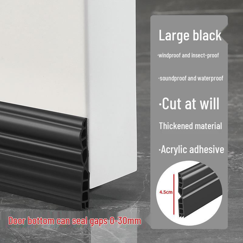 Уплотнительная лента для низа двери - Ветрозащитная и Звукоизоляционная