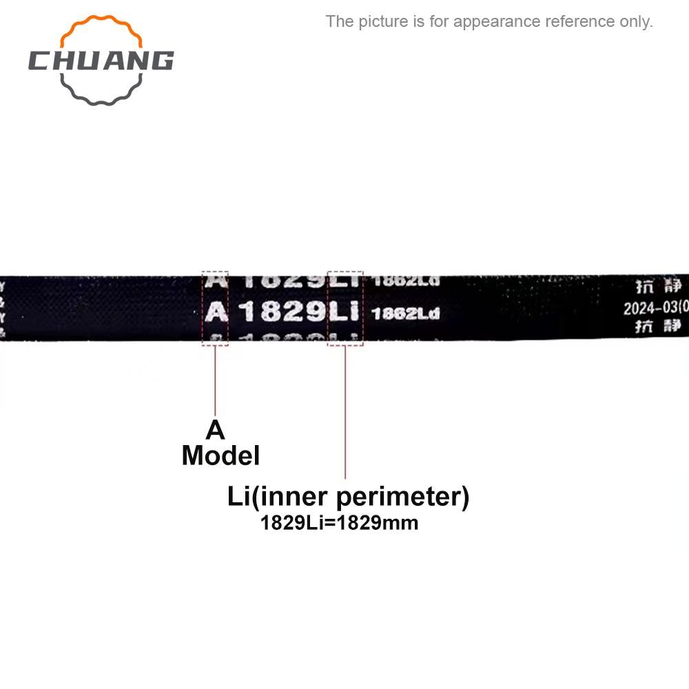 A Type V-belt Triangle Belt V-BelT Mechanical Industrial Transmission Belt Metric Size lnner perimeter:1400mm-2300mm