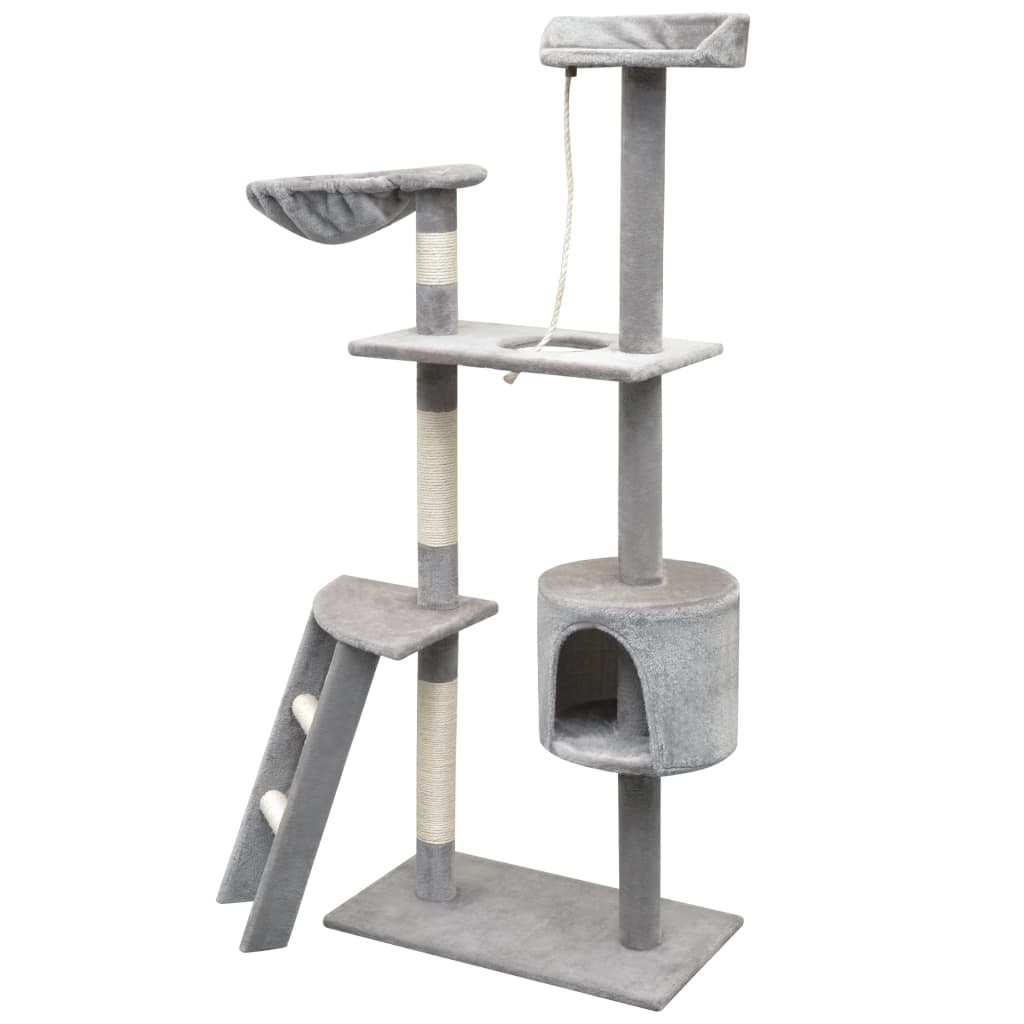 Cat Tree 150 cm Grey
