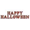 Patchion happy halloween - inscription - Self-Adhesive Backing - Embroidered Patch/Badge/Emblem