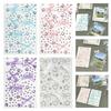 Waterproof Sparkling Face Gem Sticker Shiny Glitter Bowknot Photocard Sticker Sparkly DIY Face Decoration Rhinestone Stickers