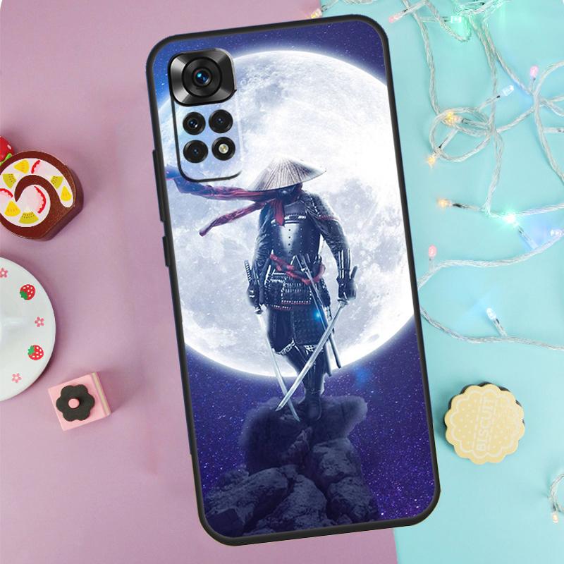 Япония Чехол Самурай Ниндзя Для Xiaomi Redmi Note 14 Pro 9 10 11 12 13 9S 10S 11S 12S Redmi 14C 10C 12C 13C Чехол