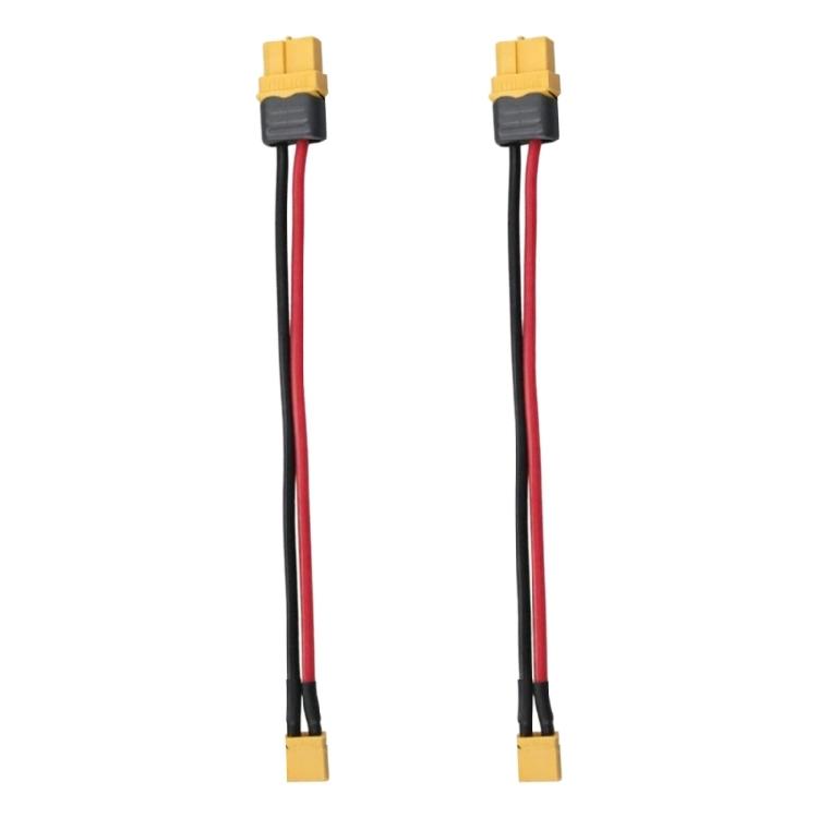 Набор кабелей XT60H на XT30U, 2 готовых кабеля для зарядки модельных аккумуляторов и подключения электронных контроллеров