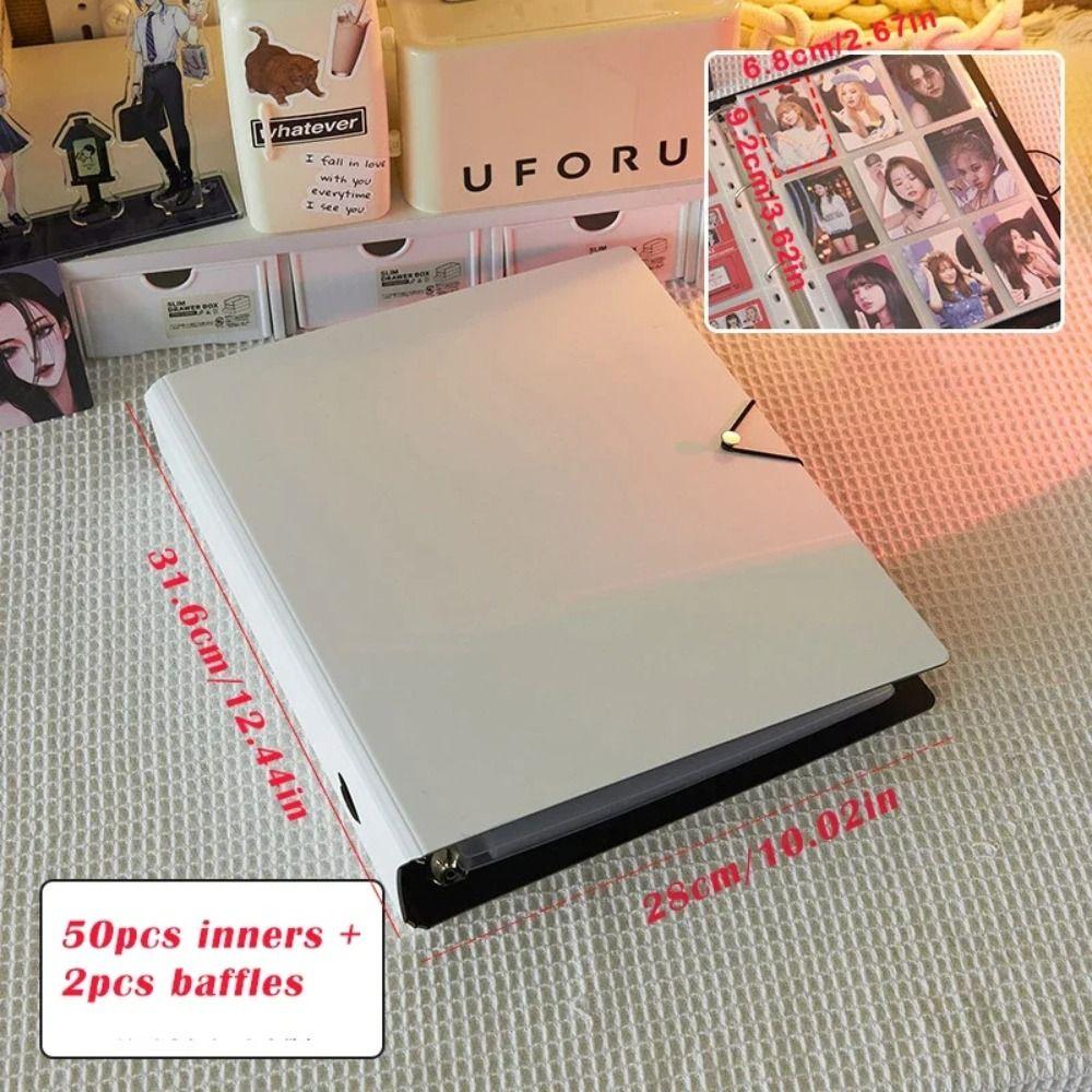 Держатель для фотокарточек формата А4/А5, большая емкость для карточек, коллекционная книга, новые канцелярские принадлежности для студентов, изображение идола