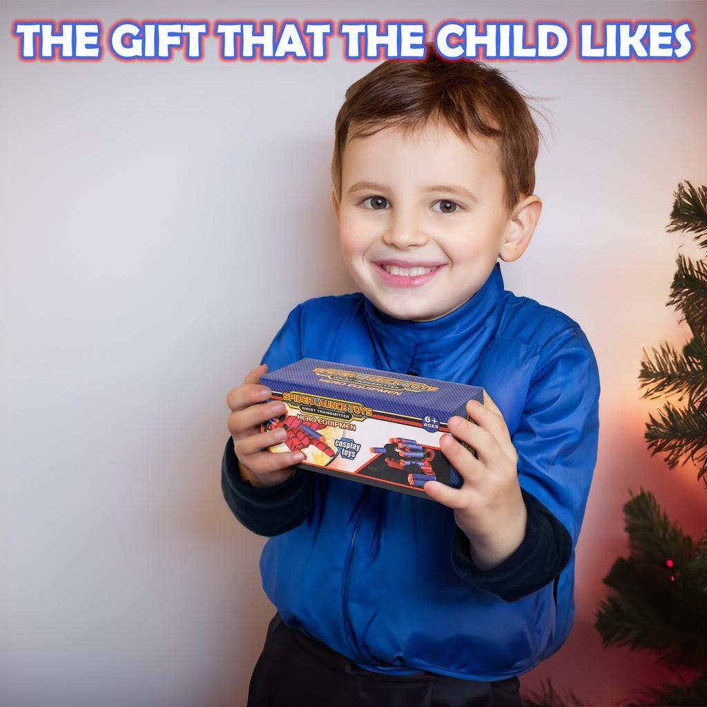 AIUAZA Shooting Kids Cosplay Transmitter with Wrist Shooting Costume Toy Suitable for Children Over 6 Years Old Toy, Gloves, Toy,