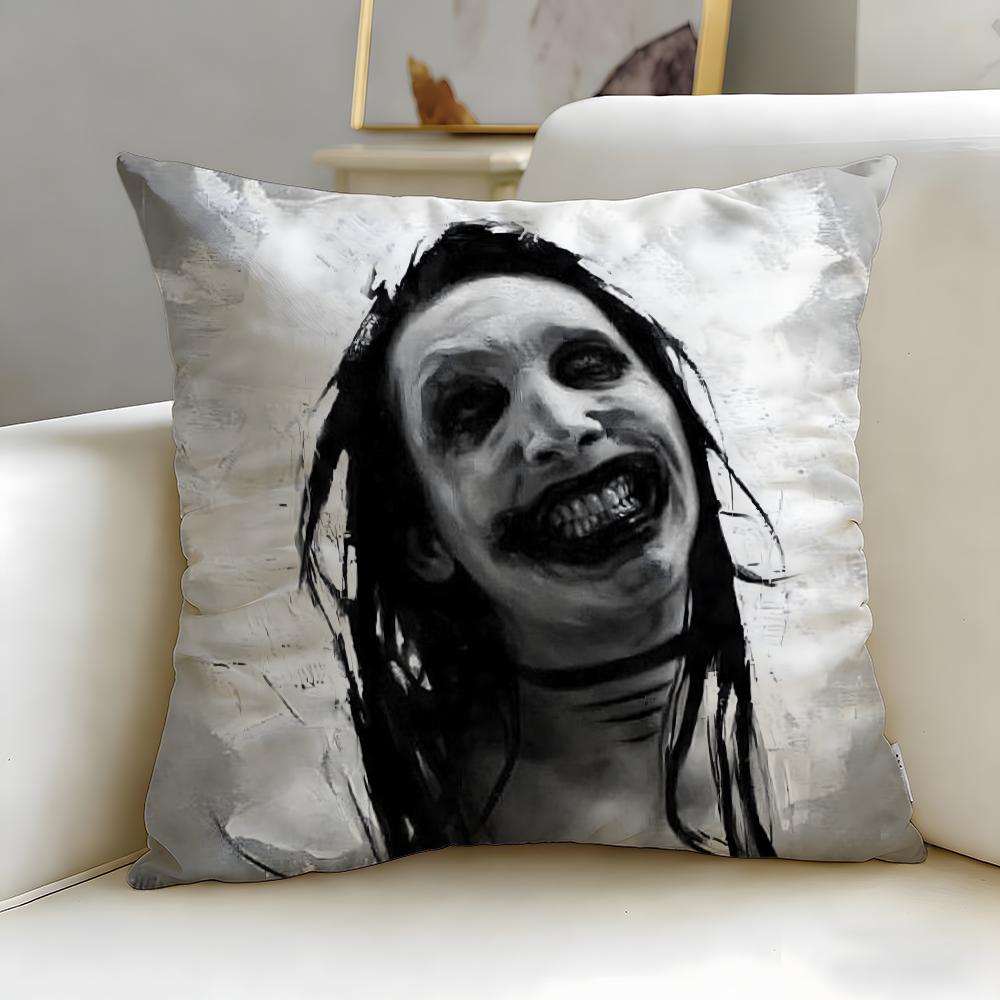 Модная новая наволочка Marilyn Manson Мягкая Легко стирающаяся Универсальная для дивана, кровати, путешествий и офиса