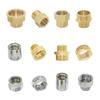 Латунный 1/4" 1/2'' 3/4'' 3/8" 1" Мужской Женский Соединитель Ссылочной Резьбы Медный Переходной Муфтовый Адаптер Фитинги Для Полива Сада