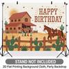 Cowboy Party Backdrop 1pc - Photo Booth Props