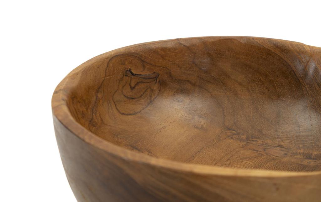 Поднос для буто из тика, см Ø 15X8