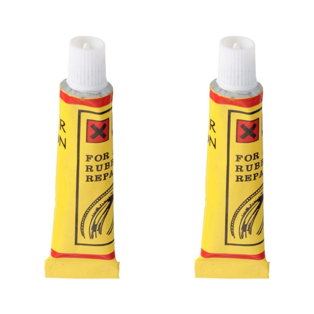 1/2/5Pcs 8ml Adhesive Glue Cement Rubber Inner Tube Repair Puncture Cold Patch Solution Kit Bicycle Repair Tool Bike Glue