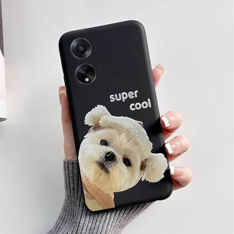 Чехол для OPPO A98 5G 2023 Милый Кот Мультяшная Собака Забавный Силиконовый Мягкий Задний Чехол для OPPO F23 CPH2527 OPPOA98 CPH2529 A1 5G Coque