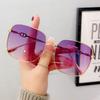 3PCS New Women Sunglasses Fashion Gradient Lenses Sun Glasses Ladies Vintage Alloy Legs Classic Shades