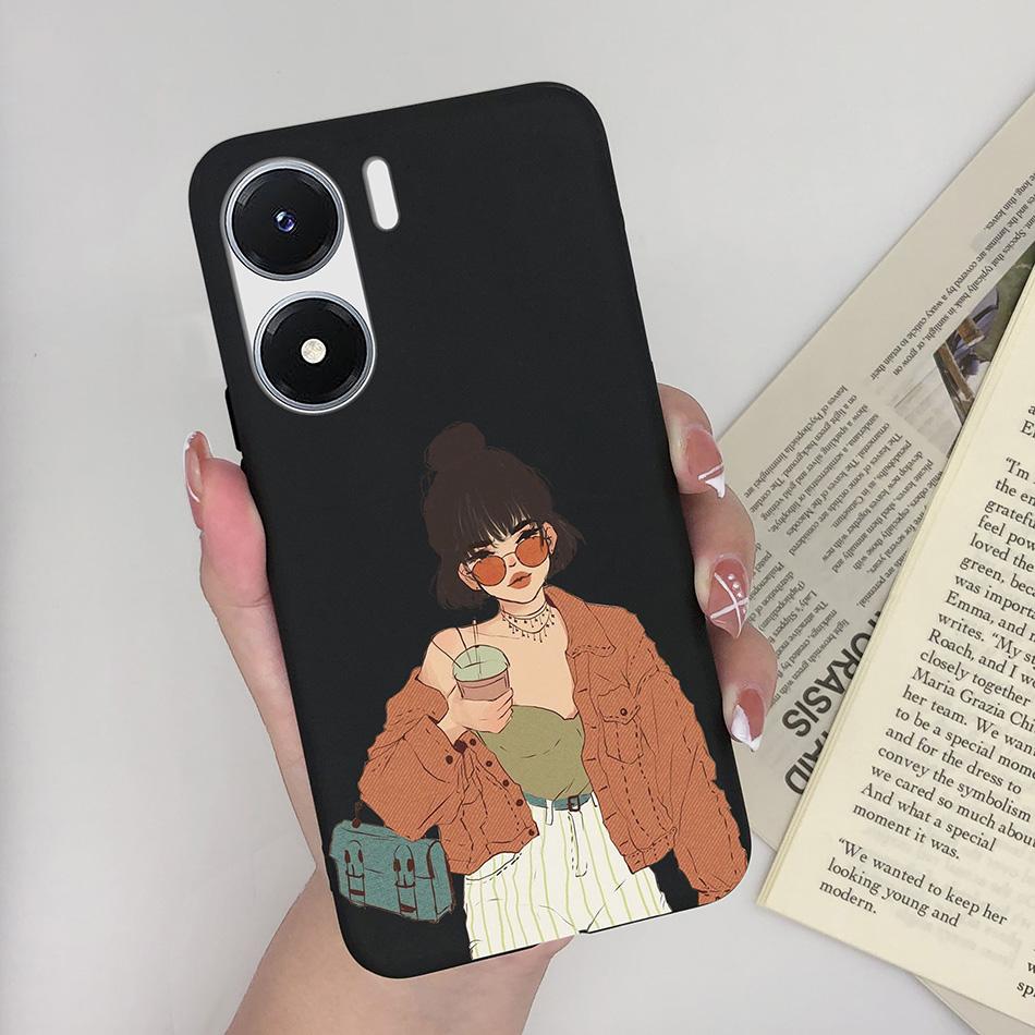 Phone Case For Vivo Y02S Case V2203 Bumper Soft Silicone Back Cover for Vivo Y16 Funda Butterfly Case for VivoY02S Y 02S Y 16