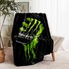 1pc Blanket - Monster Energy LOGO Print Design, Lightweight Blanket for Sofa, Bed- Soft &Warm, Gift for All Seasons