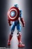 TAMASHII NATIONS Captain America On 155mm Painted Movable Figure S.H.Figuarts (Tech Avengers) Approx. PVC&ABS&Diecast