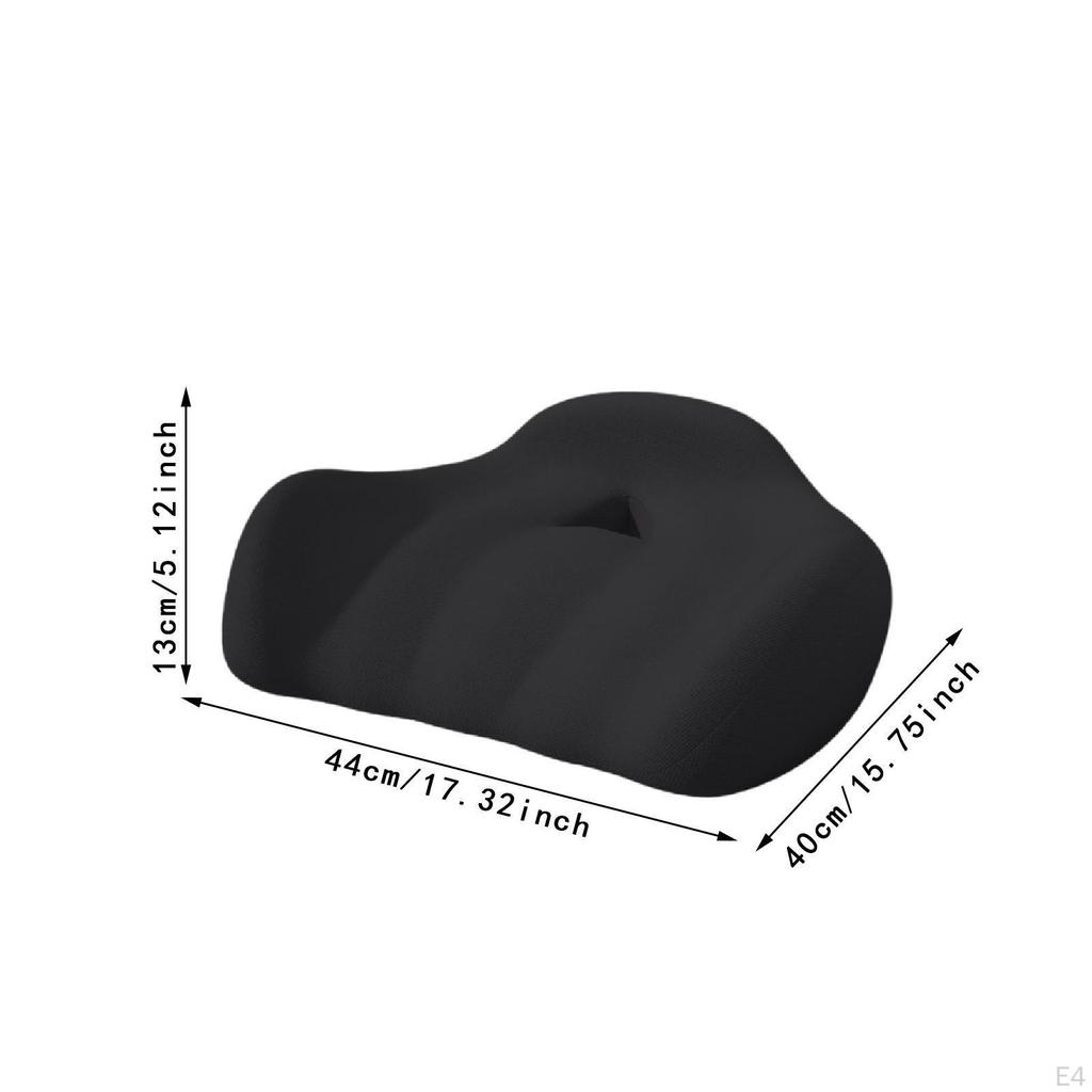 Подушка для сиденья из пеноматериала с эффектом памяти, эргономичное игровое кресло для путешествий, нескользящее, утолщенное, дышащее