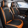Премиальные 5-местные чехлы на сиденья автомобиля из ПУ-кожи и ткани «Ледяной шелк», полное покрытие, раздельные подголовники, нескользящие, прочные, универсальные, подходят для 95% автомобилей