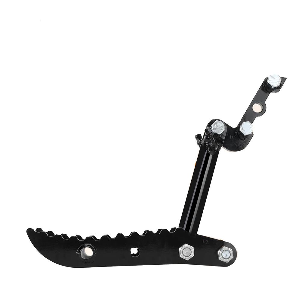 Excavator Hydraulic Thumb Clip Manganese Steel 3 Hole Excavator Auxiliary Clamp with L Shaped Bracket