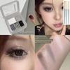 Millennial Smokey Eye Five-Color Eyeshadow Palette Pearlescent Matte Earth Tones Black White Cement Gray Blue High-End Feel Affordable for Students