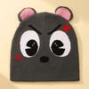 Women Knit Beanie Warm Ear Protector Hat Teens Jacquard Hat with Small Ear