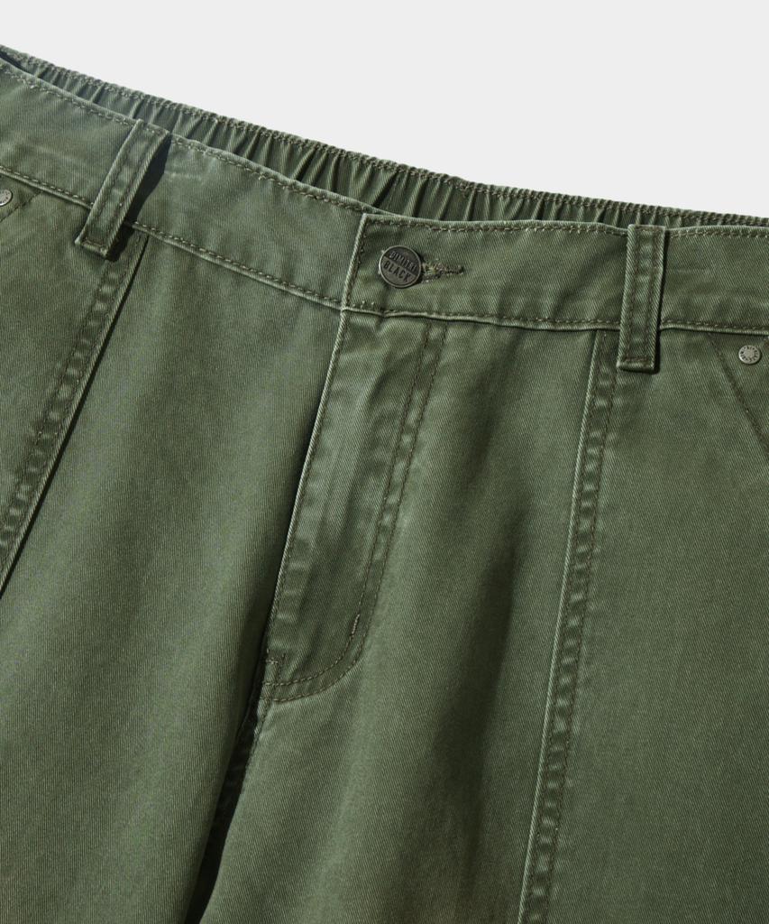 Dimiteulibeullaeg Essential Fade Wash Усталые брюки_Оливковый