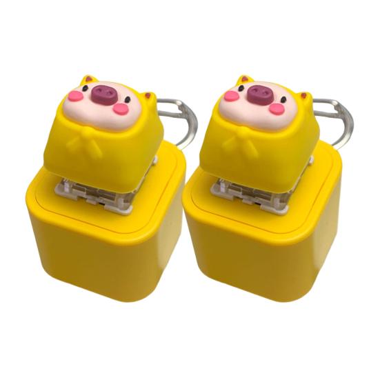 2 шт. Свинка Клавиатура Свет Стресс Тревога Непоседа Игрушка со Звуком Облегчение Перезаряжаемая Лягушка Животное