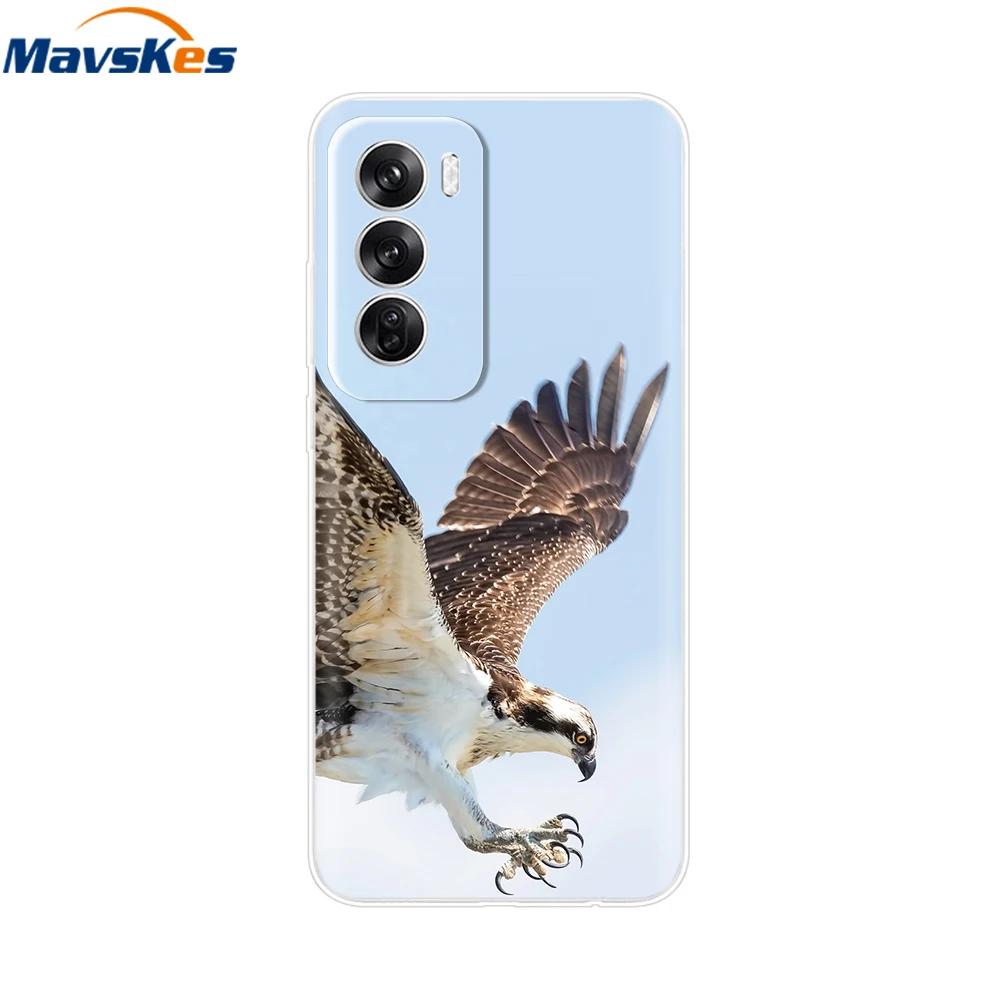 Чехол для OPPO Reno 12 Pro 5G Модный Цветочный Силиконовый Чехол для Телефона Для OPPO Reno 12 Чехол Reno12 Pro Бампер 2024 Мягкий Черный ТПУ Fundas