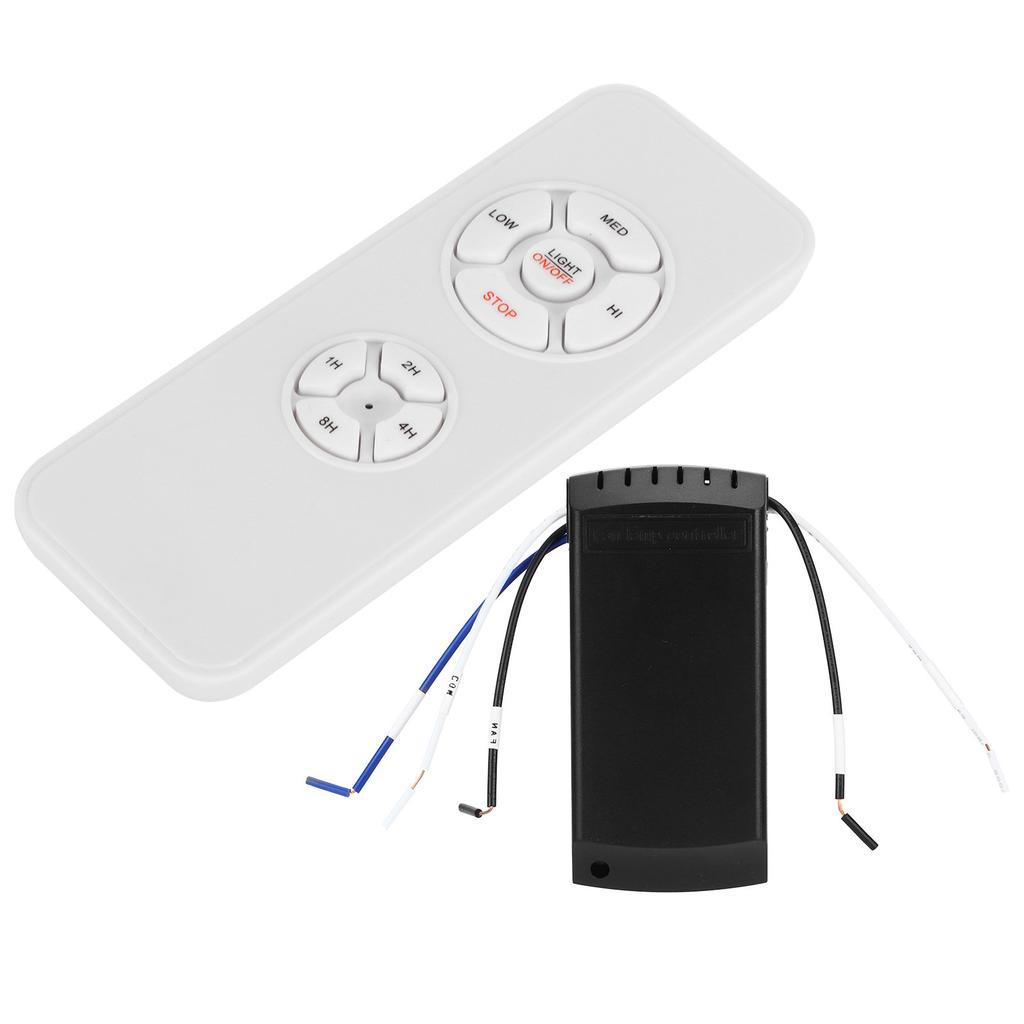 220V Wireless Ceiling Fan Lamp Remote Control Kit with Receiver Timing Switch Home Smart Controlling