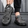 Fashion Summer New Men's Trendy Beach Sandals Outdoor Breathable Comfortable Platform Casual Shoes Luxury Brand Slippers Tenis Masculino