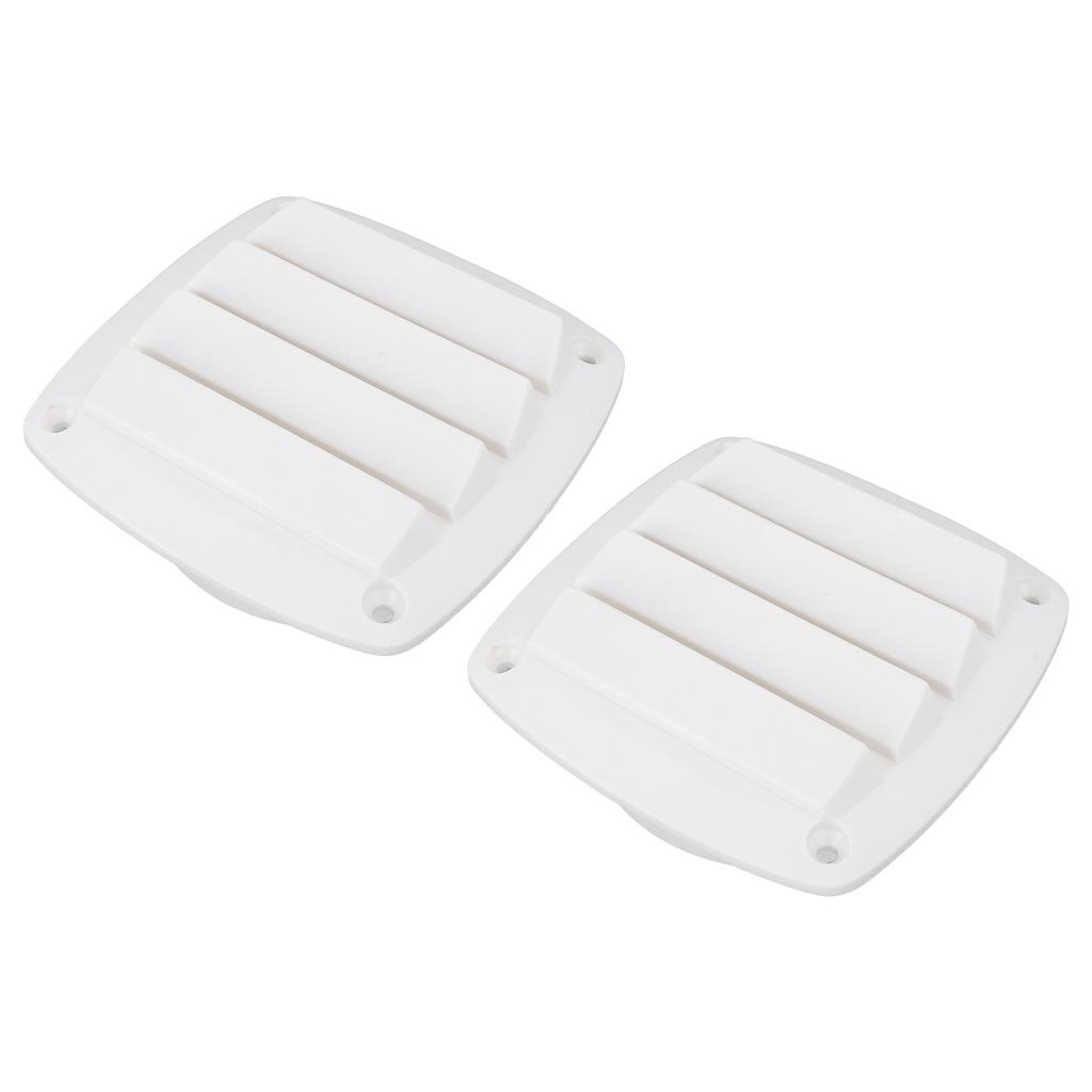 2PCS Boat Louvered Vents 5 Inch Nylon Marine Air Vent Grille Ventilation Louver Cover for Yacht RV Caravans Home