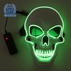 2022 Halloween Party Mask Skull Led Cool Mask Glowing Scary El Wire Mask Light Up Cosplay Mask Costume Party Supplies