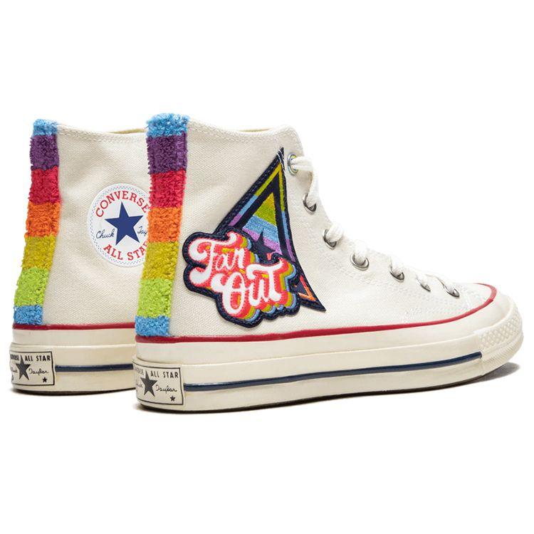 Converse Chuck Taylor All Star 1970s Hi Круглый носок На шнуровке Легкие высокие парусиновые кеды Унисекс Белые 158420c
